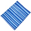 Τάπητας Παραλίας - Τσάντα Διπλή Μπλε Λευκή Ριγέ 180x150cm