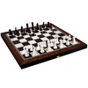 Τάβλι - Σκάκι Ξύλινο Μαύρα Πούλια & Πιόνια 47.5x50cm
