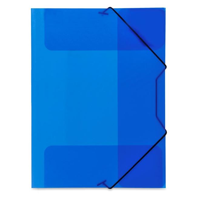 Ντοσιέ Αρχειοθέτησης PP Μπλε με Λάστιχο 25.5x34cm
