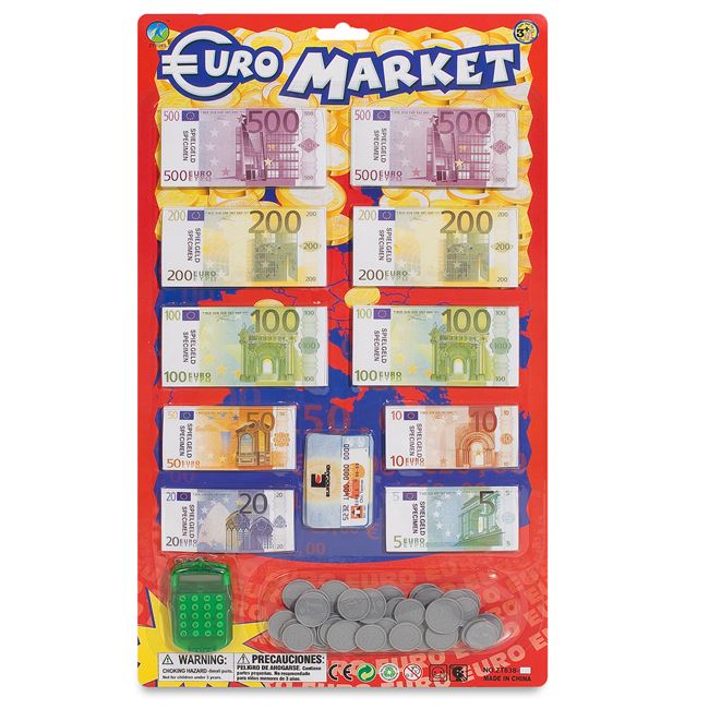 Χαρτονομίσματα και Κέρματα του Ευρώ με Κομπιουτεράκι