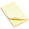 Αυτοκόλλητα Χαρτάκια Σημειώσεων Κίτρινα Ριγέ 7.6x12.7cm - 150Φ