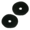 Σπόγκοι Μαλλιών Μαύροι 6.5cm - 2 τμχ.