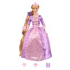 Κούκλα Πριγκίπισσα Μωβ Φόρεμα με Πολύ Μακριά Μαλλιά