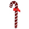 Χριστουγεννιάτικο Διακοσμητικό Μπαστούνι Tinsel Λευκό Κόκκινο 47cm