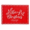 Χριστουγεννιάτικο Σουπλά Τσόχινο Κόκκινο Merry Christmas 42x30cm
