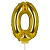 Μπαλόνι Πάρτι Foil Μεταλλιζέ Χρυσό Νο.0 - 24cm      