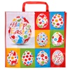 Πασχαλινή Σακούλα PP Πολύχρωμα Αυγά Διάφορα Σχέδια "Happy Easter" 50x20x49cm