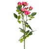 Λουλούδι Διακοσμητικό Τριαντάφυλλα Μπουμπούκια Ροζ Κόκκινα 65cm