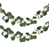 Ανοιξιάτικη Γιρλάντα Λευκό Γεράνι Πρασινάδα 1.80m