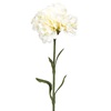 Λουλούδι Διακοσμητικό Γαρύφαλλο Λευκό 62cm