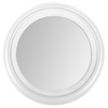 Καθρέφτης Τοίχου Στρογγυλός με Πλαστικό Πλαίσιο Λευκός Ø54x3.8cm