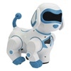 Ρομπότ Παιχνίδι Μπαταρίας Έξυπνος Σκύλος Λευκό Μπλε με Ήχο