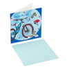 Κάρτα Ποδήλατο Μπλε & Φάκελος 15x15cm