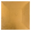 Πιατέλα Διακοσμητική Πλαστική Χρυσή Τετράγωνη Νερά 30x30x2cm