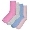 Κάλτσες Γυναικείες Γρι Μπλε Ροζ Nude - 4 ζευγ.