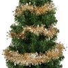 Χριστουγεννιάτικη Τρέσα Σαμπανί Αστέρια Tinsel 3mx10cm