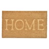 Πατάκι - Χαλάκι Εξώπορτας Φυσικό Χρώμα Ανάγλυφο Μήνυμα "Home" 75x45cm