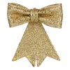 Χριστουγεννιάτικος Διακοσμητικός Φιόγκος Χρυσό Glitter 10cm
