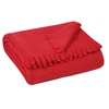 Ριχτάρι Χειμερινής Διακόσμησης Fleece Κόκκινο 170x130cm