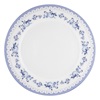 Πιάτο Ρηχό Πορσελάνη Λευκό Μπλε Τριαντάφυλλα Ø26.5cm