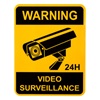 Αυτοκόλλητη Σήμανση Video Surveillance 14x18cm