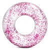 Κουλούρα Φουσκωτή Θαλάσσης Διάφανη Ροζ Glitter 1.19m - Intex