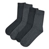 Κάλτσες Ανδρικές Γκρι Ανθρακί - 4 τμχ. 