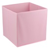 Κουτί Αποθήκευσης Υφασμάτινο Ροζ 30x30x30cm