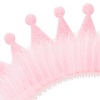 Αποκριάτικη Στέκα Μαλλιών Παιδική Ροζ Τούλι Τιάρα