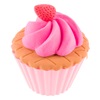 Γόμα - Ξύστρα Fancy Cupcake Ροζ 5x6cm