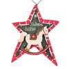 Χριστουγεννιάτικο Στολίδι Δέντρου Vintage Ξύλινο Αστέρι Αλογάκι 8cm