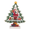Χριστουγεννιάτικο Διακοσμητικό Ξύλινο Έλατο με Δώρα 22cm