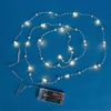20 Διακοσμητικά Φωτάκια LED Μπαταρίας Πέρλες 2.30m - Θερμό Λευκό