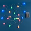 20 Χριστουγεννιάτικα Διακοσμητικά Λαμπάκια LED Μπαταρίας 1.7m - Πολύχρωμο