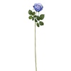 Λουλούδι Διακοσμητικό Μπλε Μωβ Τριαντάφυλλο 67cm