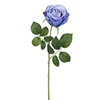 Λουλούδι Διακοσμητικό Μπλε Μωβ Τριαντάφυλλο 67cm