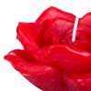 Κερί Λουλουδι Αρωματικό Κόκκινο 3D Τριαντάφυλλο Ø10x6cm