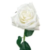 Λουλούδι Διακοσμητικό Τριαντάφυλλο Λευκό 30cm