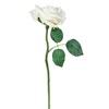 Λουλούδι Διακοσμητικό Τριαντάφυλλο Λευκό 30cm