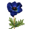 Λουλούδι Διακοσμητικό Ανεμώνη Μπλε 40cm