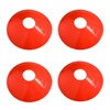Δίσκοι Προπόνησης Πορτοκαλί Ø19x6cm - 4 τμχ.