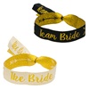Κορδέλες Χεριού Πάρτι Χρυσές 'The Bride' & 'Team Bride" 30x1.5cm - 4 τμχ.