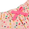 Σορτσάκι Παιδικό Βαμβακερό Ροζ Πολύχρωμες Καρδιές