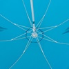 Ομπρέλα Θαλάσσης Αντιανεμική Σιέλ Σχέδιο Καραβάκι Σκελετός Μεταλλικός - 2m
