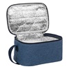 Ισοθερμική Τσάντα Ατομική Blue Jeans με Φερμουάρ 21x12x14cm - 4lt