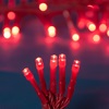 20 Διακοσμητικά Φωτάκια LED Μπαταρίας 2.20m - Κόκκινα
