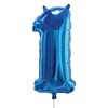 Μπαλόνι Πάρτι Foil Μεταλλιζέ Μπλε Νο.1 - 60cm