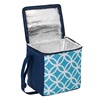 Ισοθερμική Τσάντα Ατομική Μπλε Τυρκουάζ Λευκά Σχέδια 19x15x20cm - 6lt