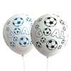 Μπαλόνια Πάρτι Λευκά Μπάλα Goal 30cm - 10 τμχ.