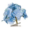 Λουλούδι Διακοσμητικό με Κλιπ Ορτανσία Μπλε 10cm